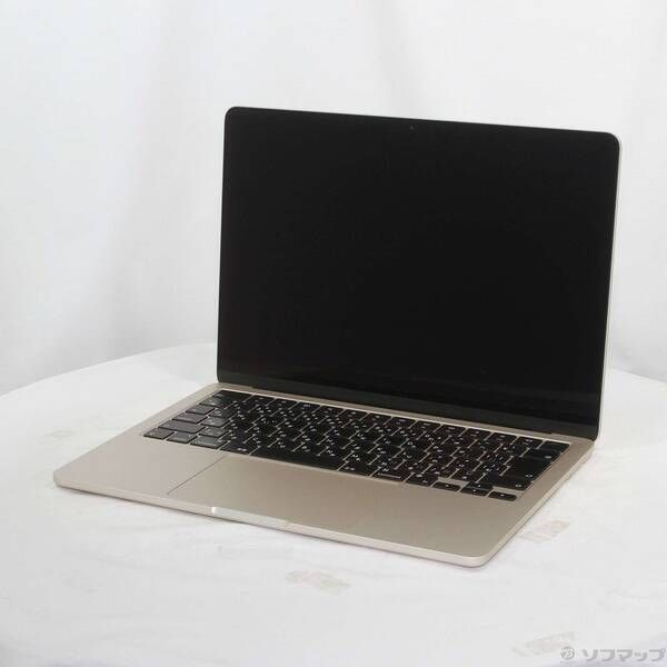 ソフマップ 〔中古品〕 MacBook Air 13.6-inch Mid-2022 MLY23J／A Apple M2 8コアCPU_10コアGPU 16GB SSD512GB スターライト 〔26.3 Tahoe〕【269】