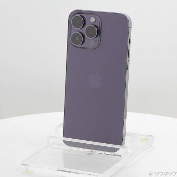 ソフマップ 〔中古品〕 iPhone14 Pro Max 128GB ディープパープル MQ993J／A SIMフリー【344】