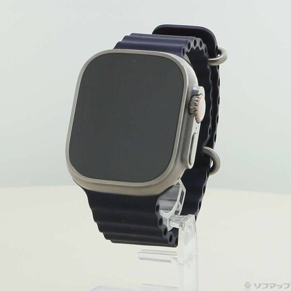 ソフマップ 〔中古品〕 Apple Watch Ultra 2 GPS + Cellular 49mm ナチュラルチタニウムケース ネイビーオーシャンバンド【344】 48,497円