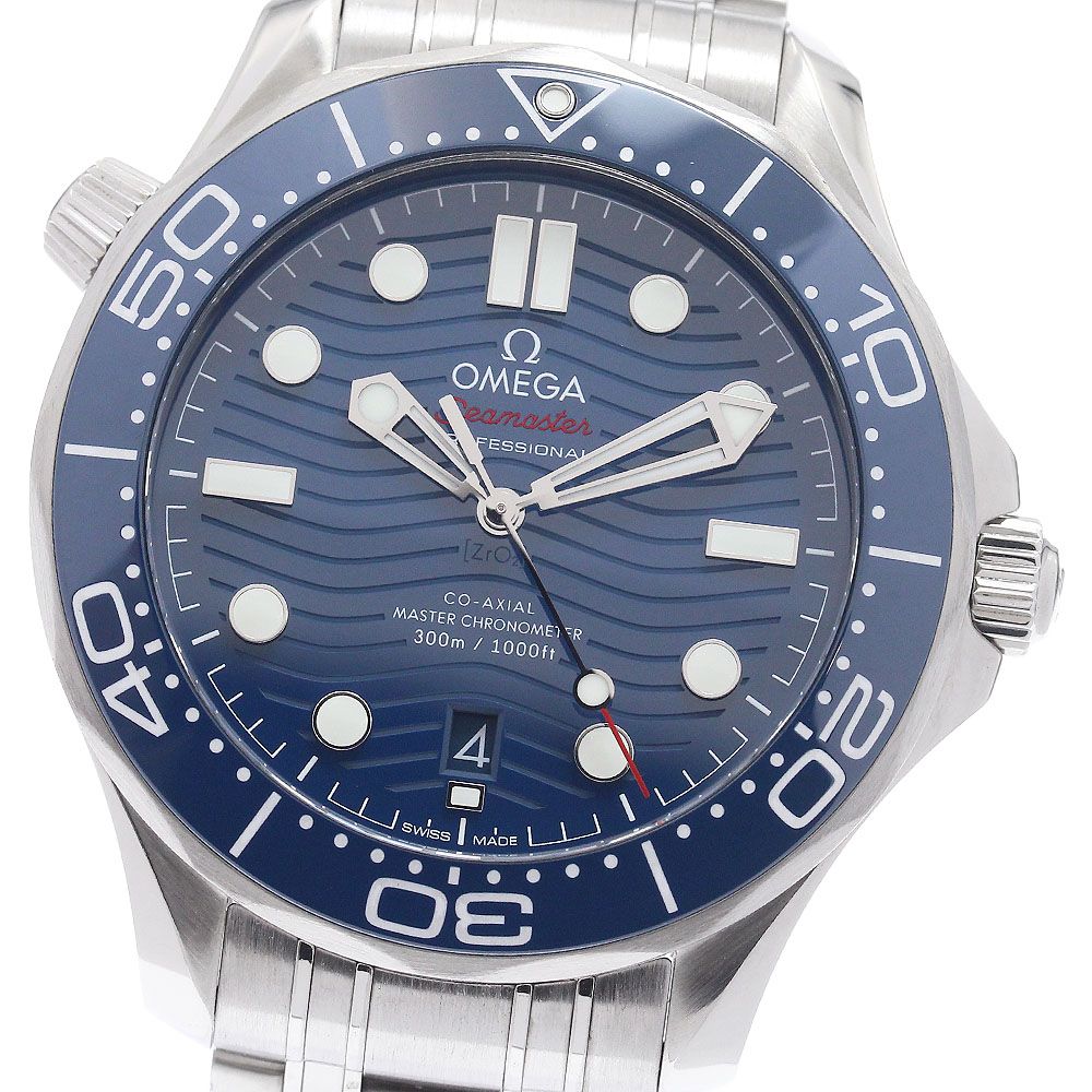 オメガ OMEGA 210.30.42.20.03.001 シーマスター300 コーアクシャル マスタークロノメーター 自動巻き メンズ 美品 保証書付き_972762
