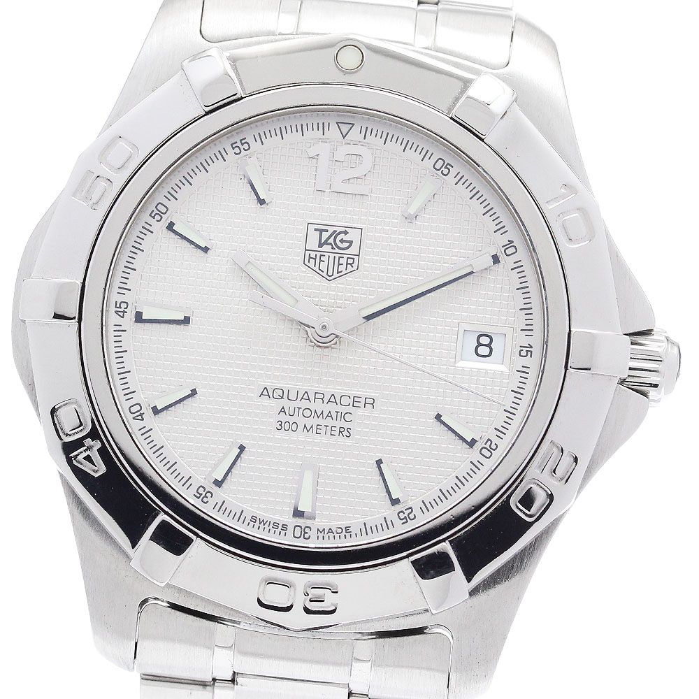 タグホイヤー TAG HEUER WAF2111-0 アクアレーサー デイト 自動巻き