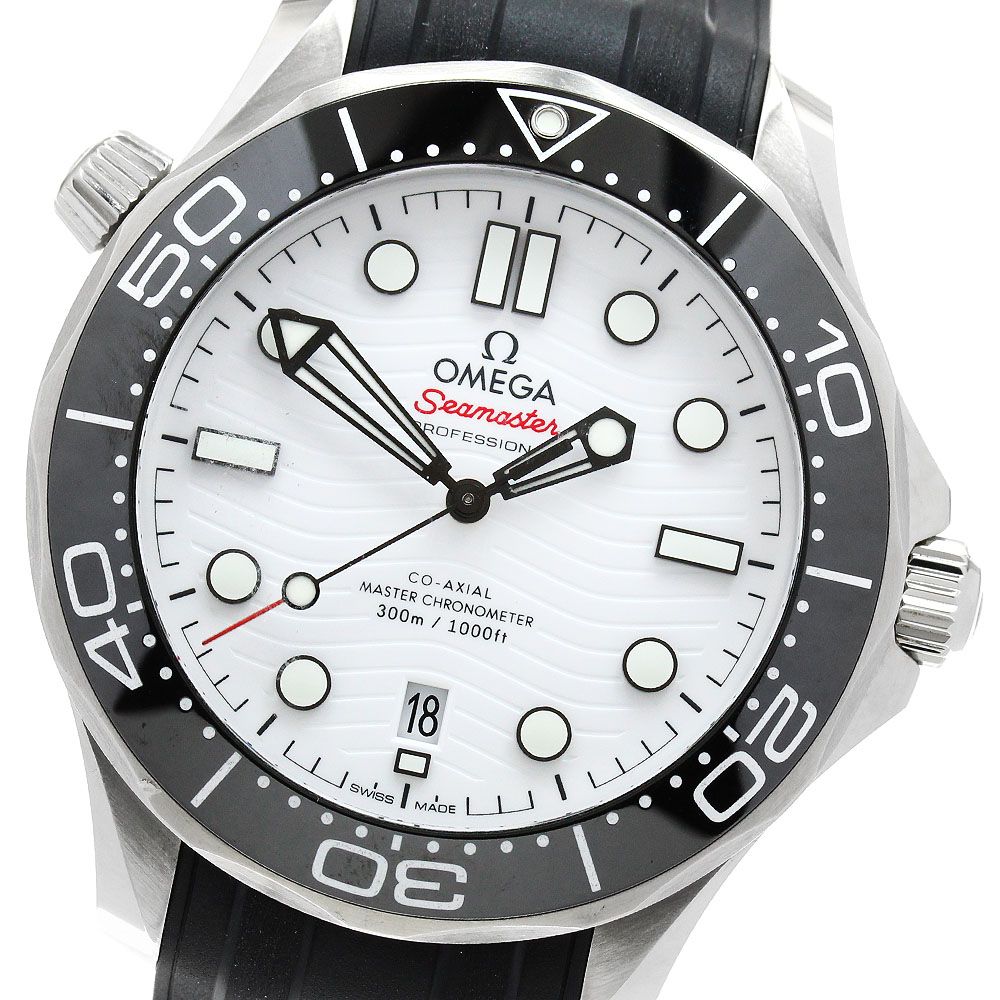 オメガ OMEGA 210.32.42.20.04.001 シーマスター ダイバー300M コーアクシャル 自動巻き メンズ 良品 保証書付き_959493