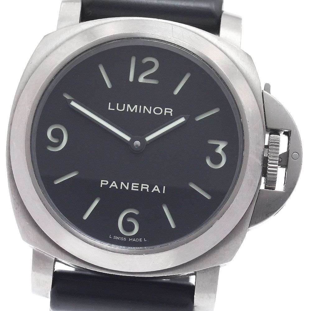 パネライ PANERAI PAM00176 ルミノール ベース 手巻き メンズ 保証書付き_972790