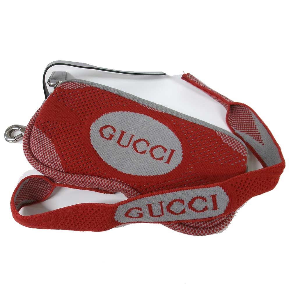 【新品】グッチ ポーチ メガネケース GUCCI テクニカルニット ロゴ サングラスケース 824707 FAEH8 アウトレット メンズ レディース 送料無料 18,975円