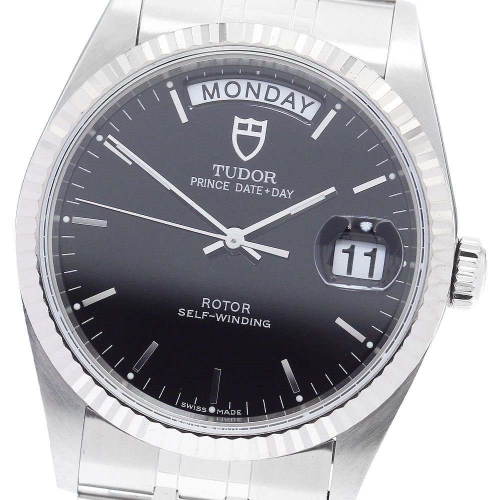 チュードル TUDOR 76214 プリンス デイトデイ WGベゼル 自動巻き メンズ _899121