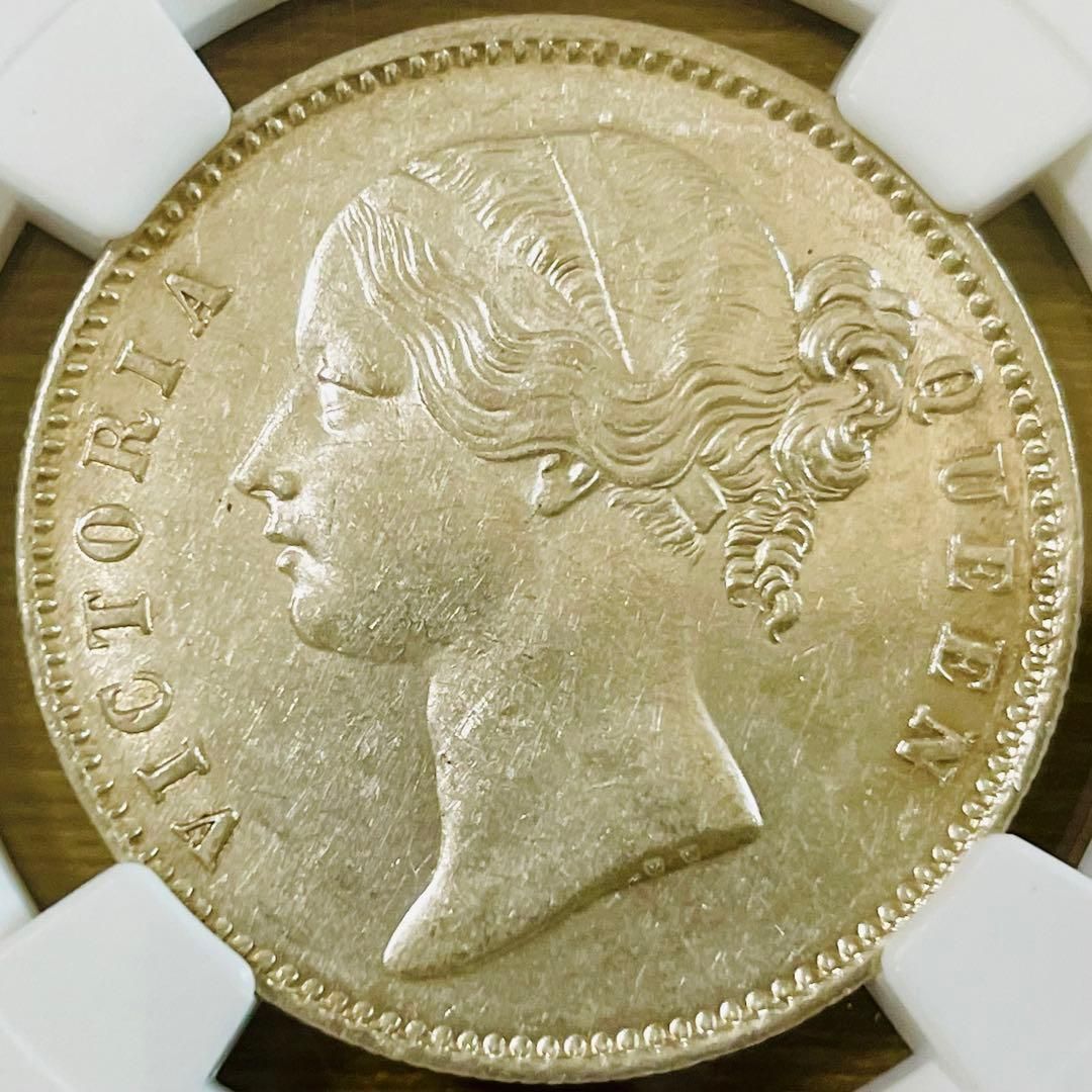 1840 イギリス領インド 1ルピー銀貨 ヤングヘッドヴィクトリア AU58