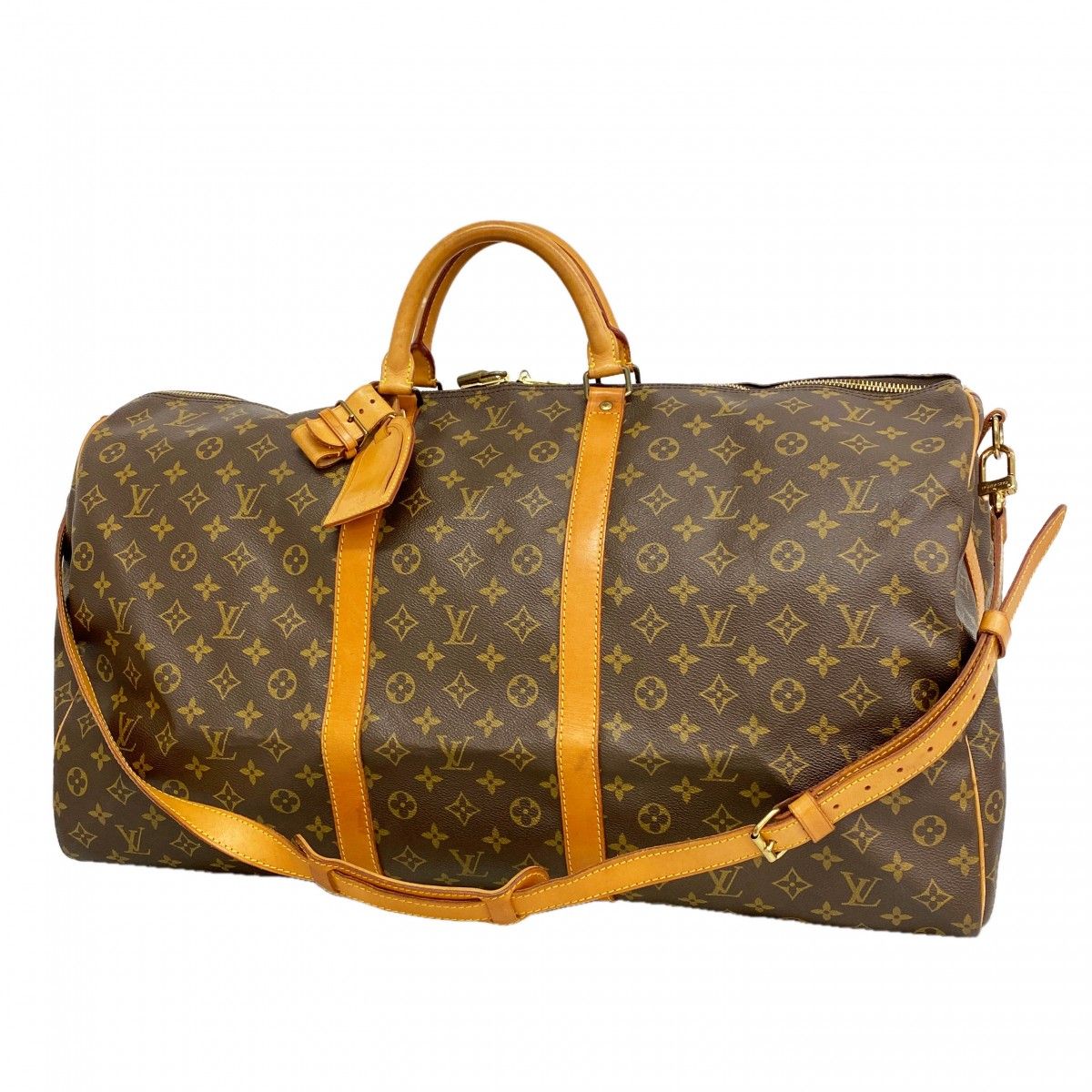 【6gd5285】ルイヴィトン ボストンバッグ モノグラム キーポルバンドリエール60 M41412 ブラウン【中古】メンズ レディース ユニセックス 58,328円