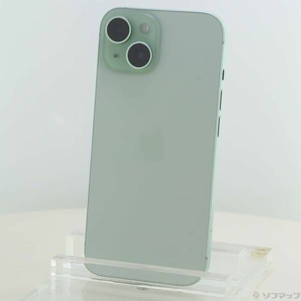 ソフマップ 〔中古品〕 iPhone15 128GB グリーン FTMM3J／A SIMフリー【262】