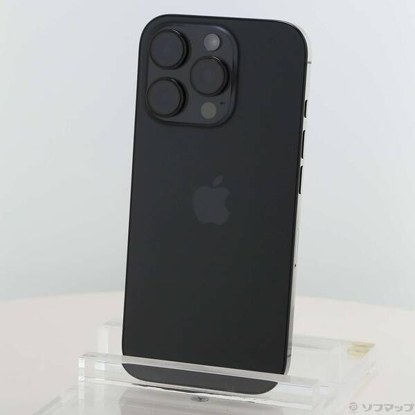 ソフマップ 〔中古品〕 iPhone16 Pro 128GB ブラックチタニウム MYMV3J／A SIMフリー【198】