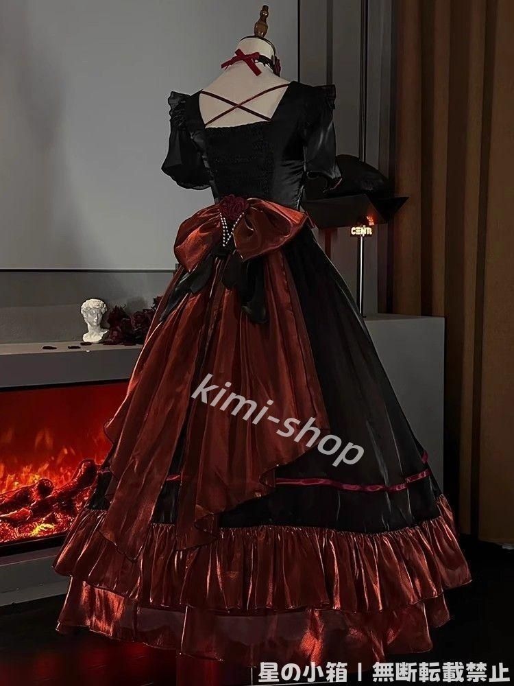 lolita 豪華姫系ワンピース 豪華フルセット 撮影会 舞台演出 推し活 ハロウィン 仮装 可愛 レトロ風 オリジナル jsk ロリータ ワンピース 美しい刺繍