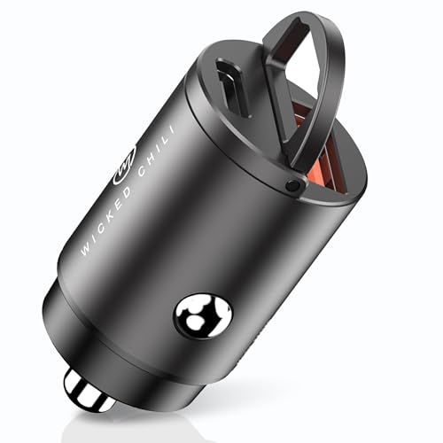 Wicked Chili カーチャージャー USB Type-C Type-A 急速充電 Quick Charge3.0 QC3.0 2台同時充電 シガーソケット スマホ タブレット GPS ドラレコ 充電 ゲーム機 iPhone Android 国内発送