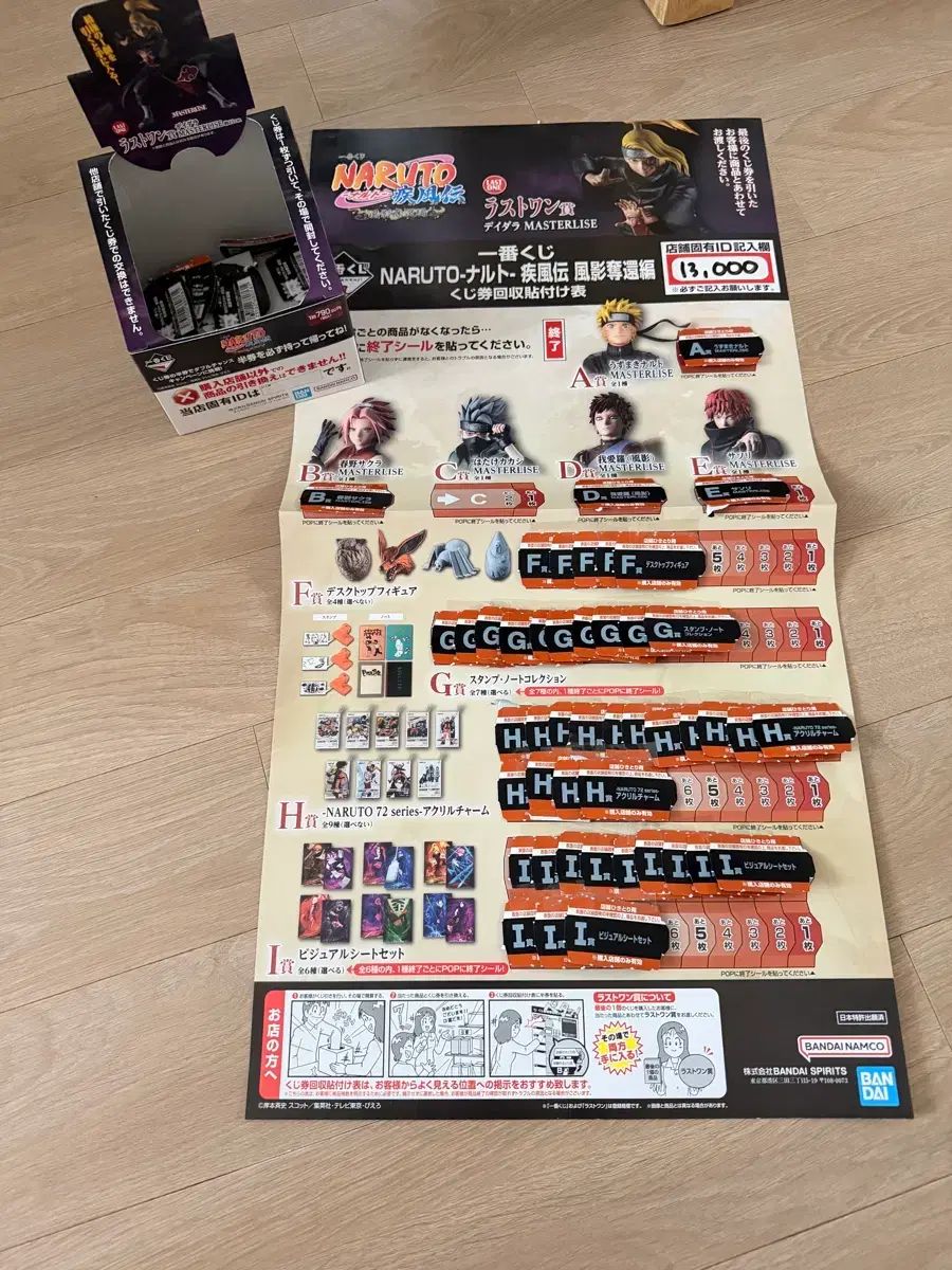 NARUTO Shippuden Ichiban Kuji Kazekage Recapture Edition Kooji Maru tal como es