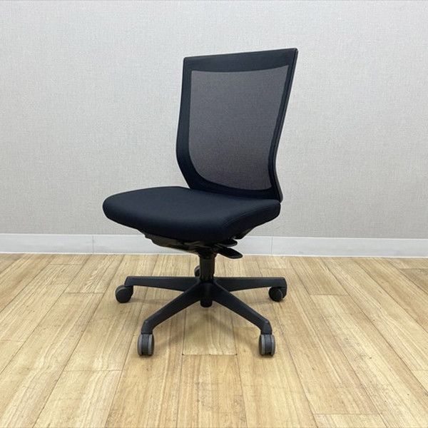 エスクードチェア ハイバック メッシュ オフィスチェア 肘無 オカムラ ブラック