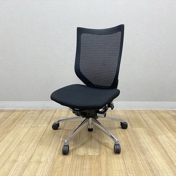 バロンチェア ハイバック スタンダードメッシュ オフィスチェア 肘無 オカムラ ブラック 26,400円
