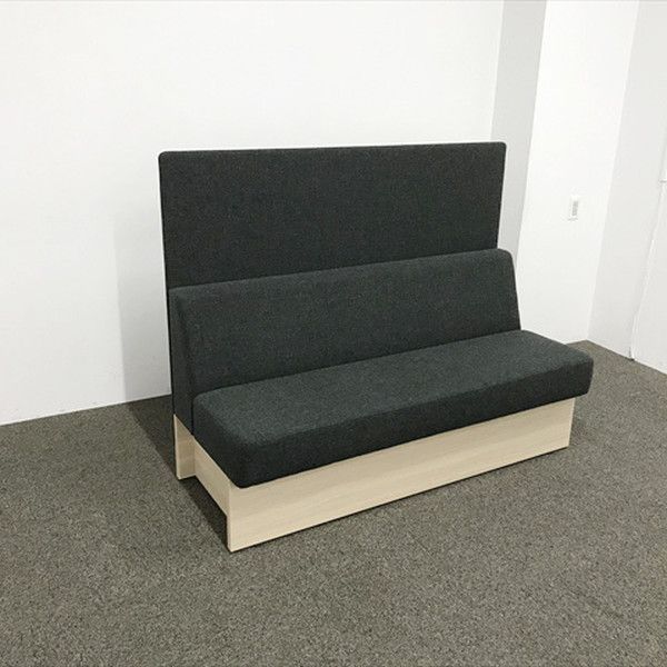 応接用ソファ ハイバック 2人用 デイズオフィス ワイヤードソファ 応接家具 オフィスソファ コクヨ ダークグレー 32,890円