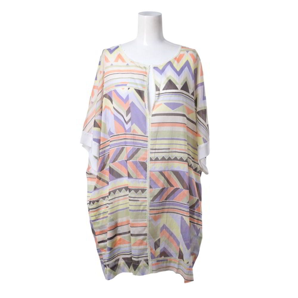MISSONI シェブロン柄 コットン シャツ チュニック