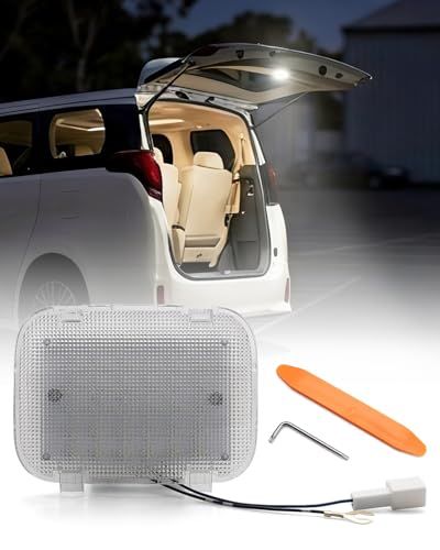 LEDラゲッジランプ トランクライト 増設キット アルファード/ヴェルファイア40系専用 R5.6? 1個入り | 無段階明るさ調整, メモリー機能付き, カプラーON連動, 高輝度, 36連LED, 純白光, リアゲート用, 車種専用設計, 5c74ab11