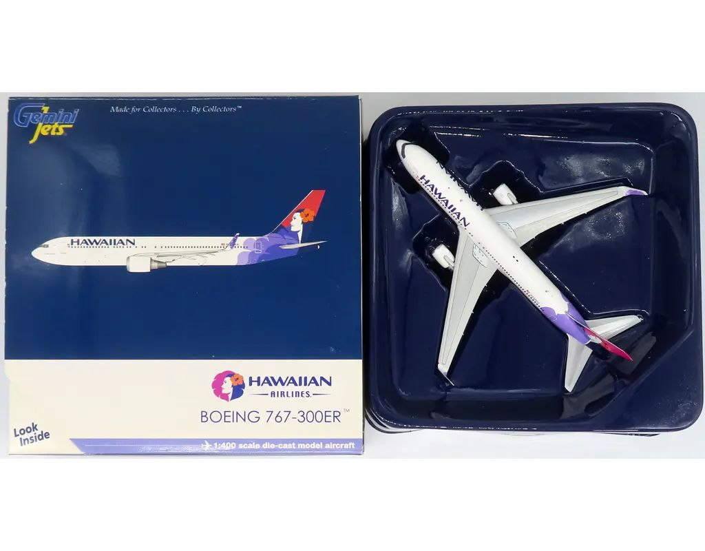 中古】ミニカー 1/400 HAWAIIAN AIRLINES BOEING 767-300ER #N588HA
