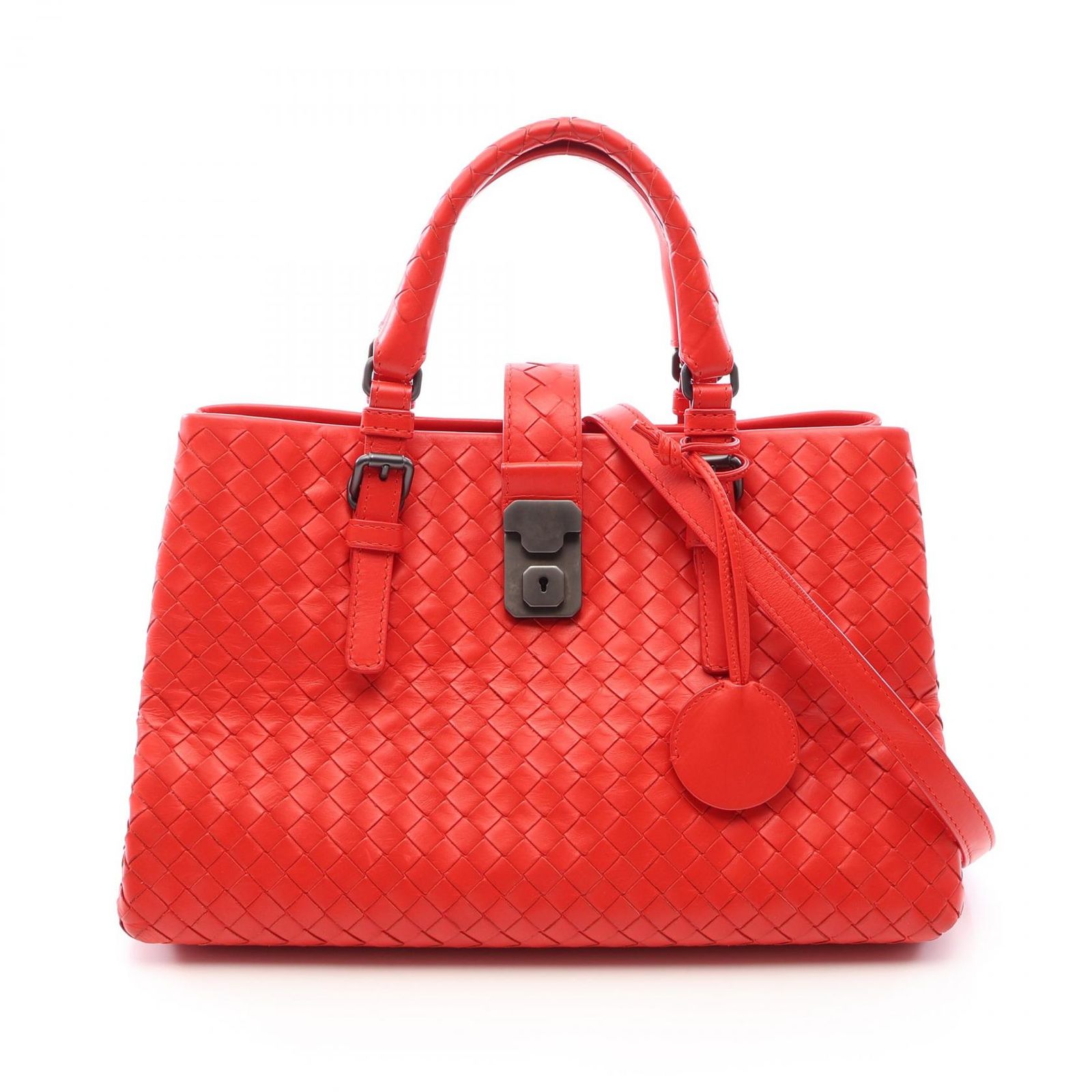 BOTTEGA VENETA ボッテガヴェネタ イントレチャート スモール ローマ 2WAY ハンドバッグ