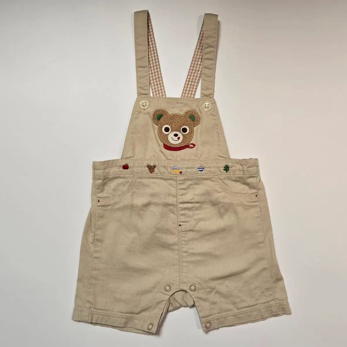 ヴィンテージ ミッキーハウス ぷち 刺繍 オーバーオール 6,586円