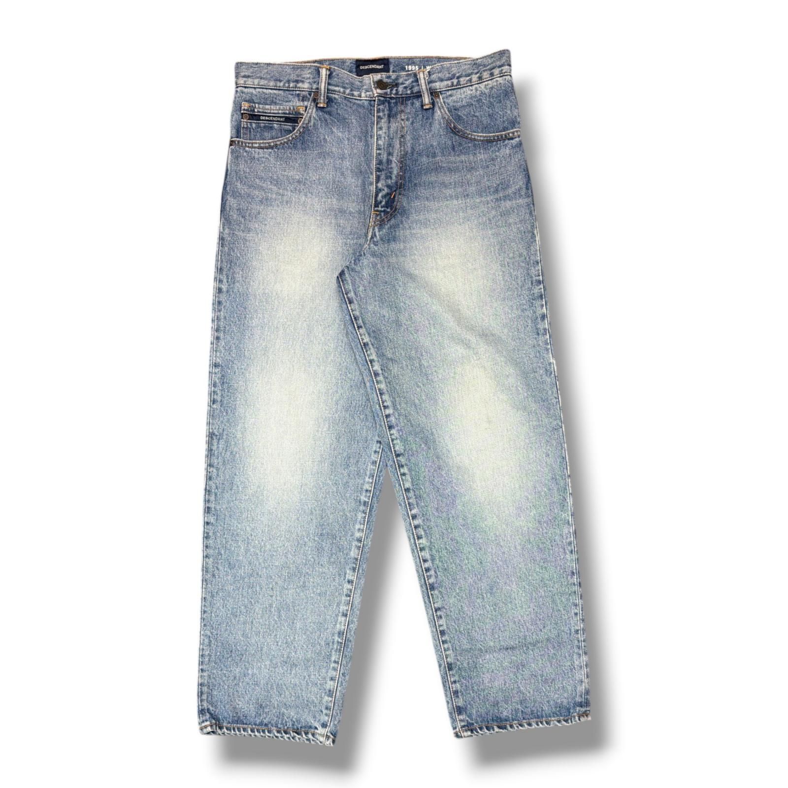 参考上代36300円 DESCENDANT 25SS 1995 DENIM TROUSERS BUGGY HARD WASH バギーデニム ウォッシュドジーンズ ディセンダント 251WVDS-PTM04 インディゴ 2 （20562M） 参考上代36300円 DESCENDANT 25SS 1995 DENIM TROUSERS BUGGY HARD