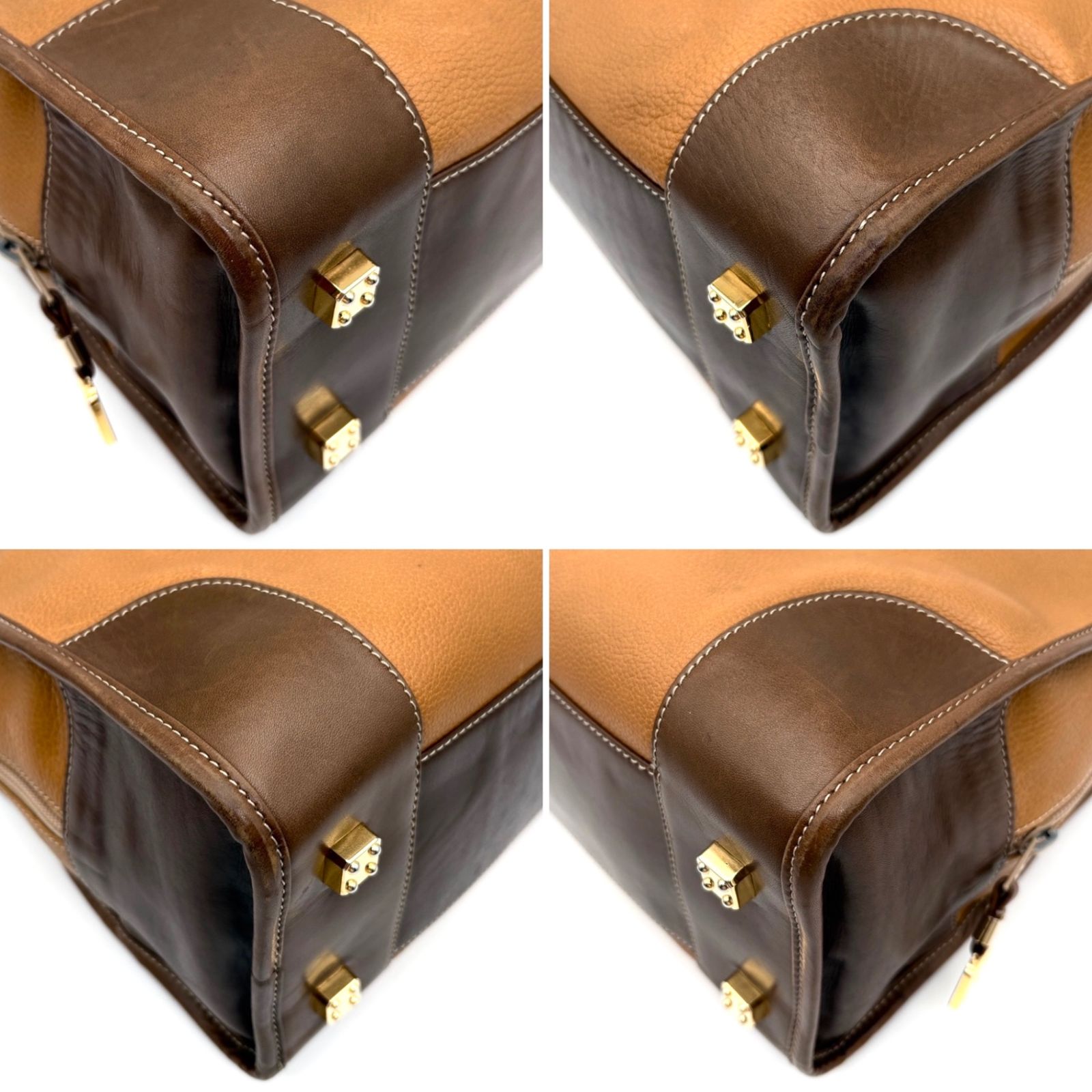 ロエベ LOEWE アナグラム ハンドバッグ ミニボストンバッグ レザー 