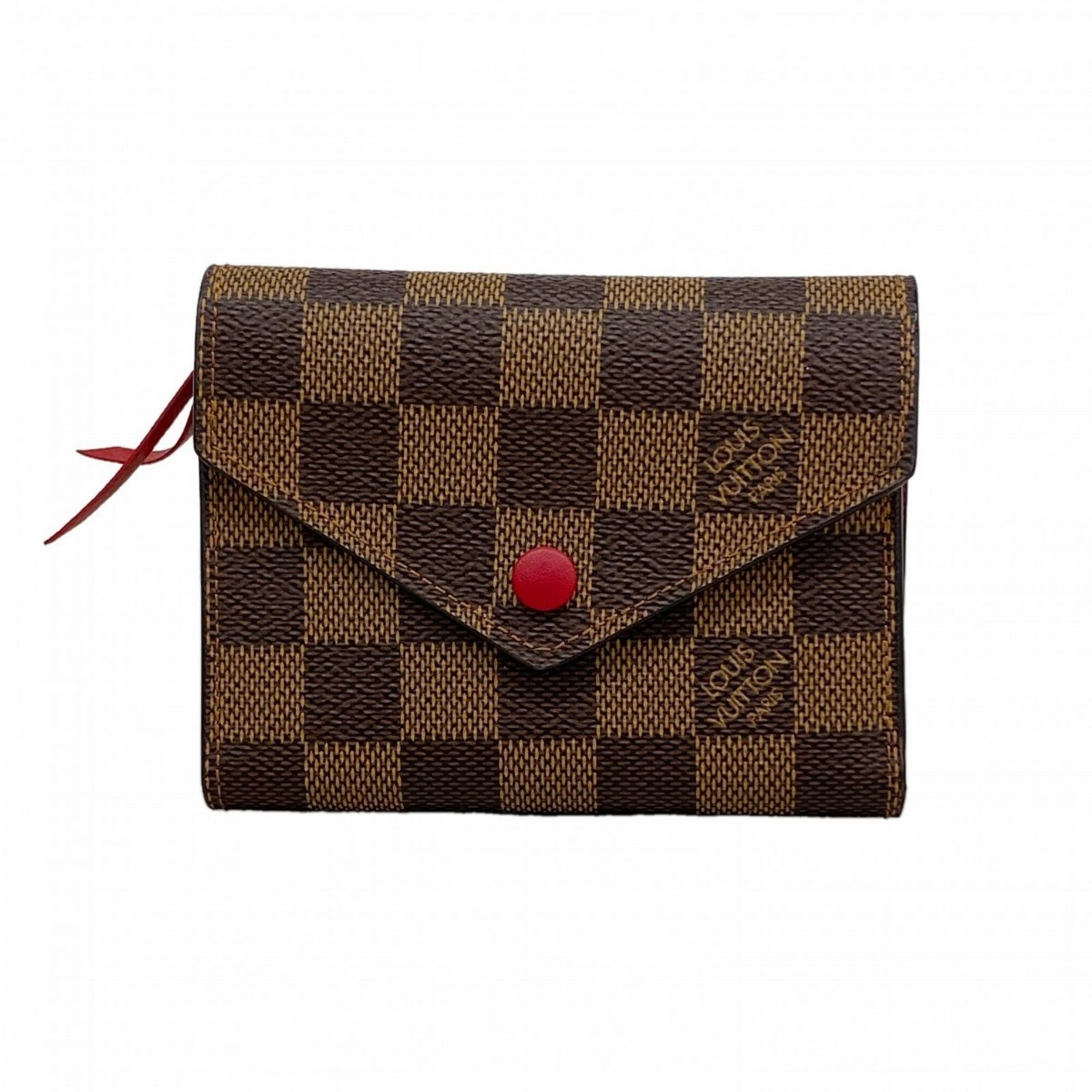 ルイ・ヴィトン(Louis Vuitton) ルイ・ヴィトン 三つ折り財布 ダミエ ポルトフォイユヴィクトリーヌ N41659 エベヌレディース