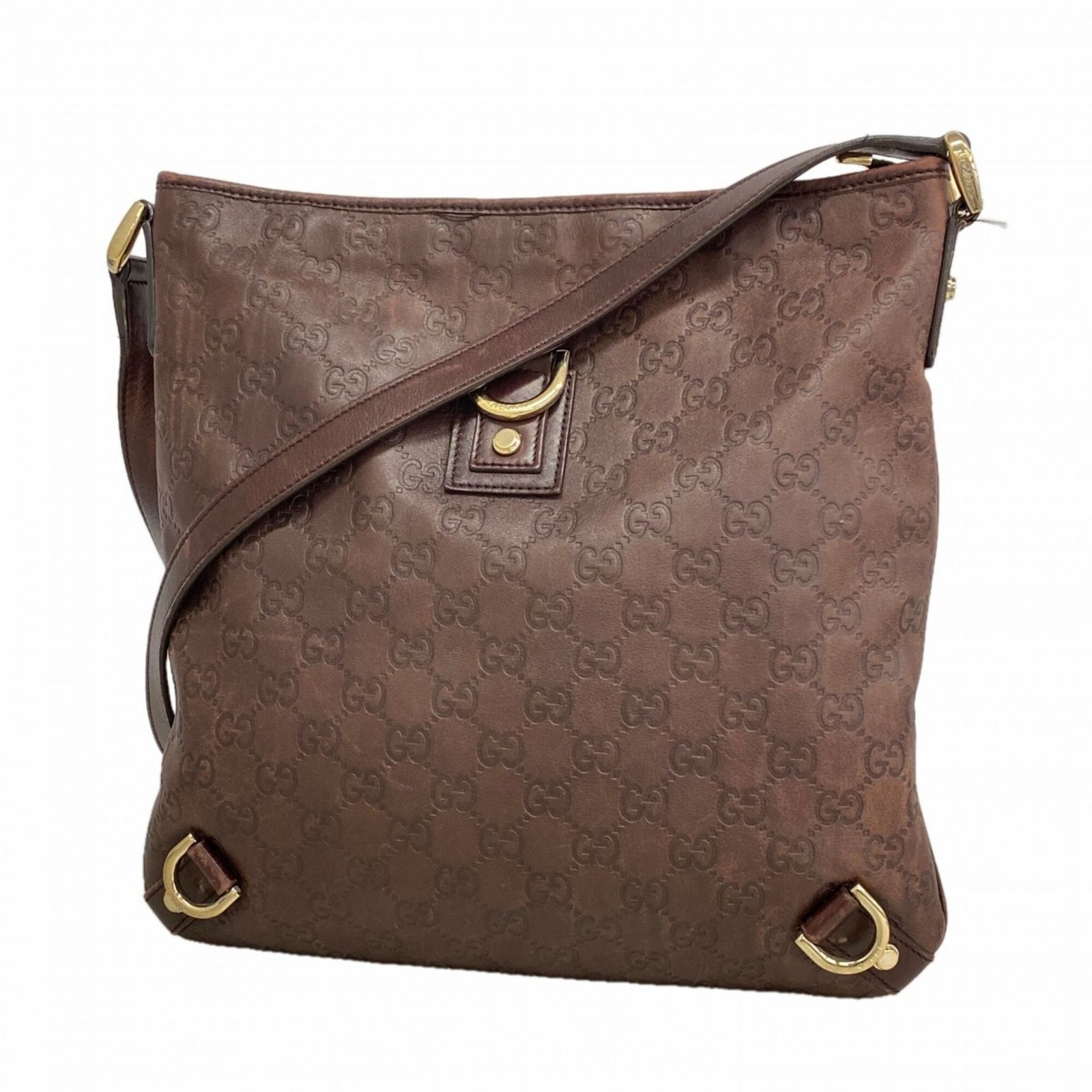 グッチ(Gucci) グッチ ショルダーバッグ グッチシマ 131326 レザー ブラウン シャンパンレディース
