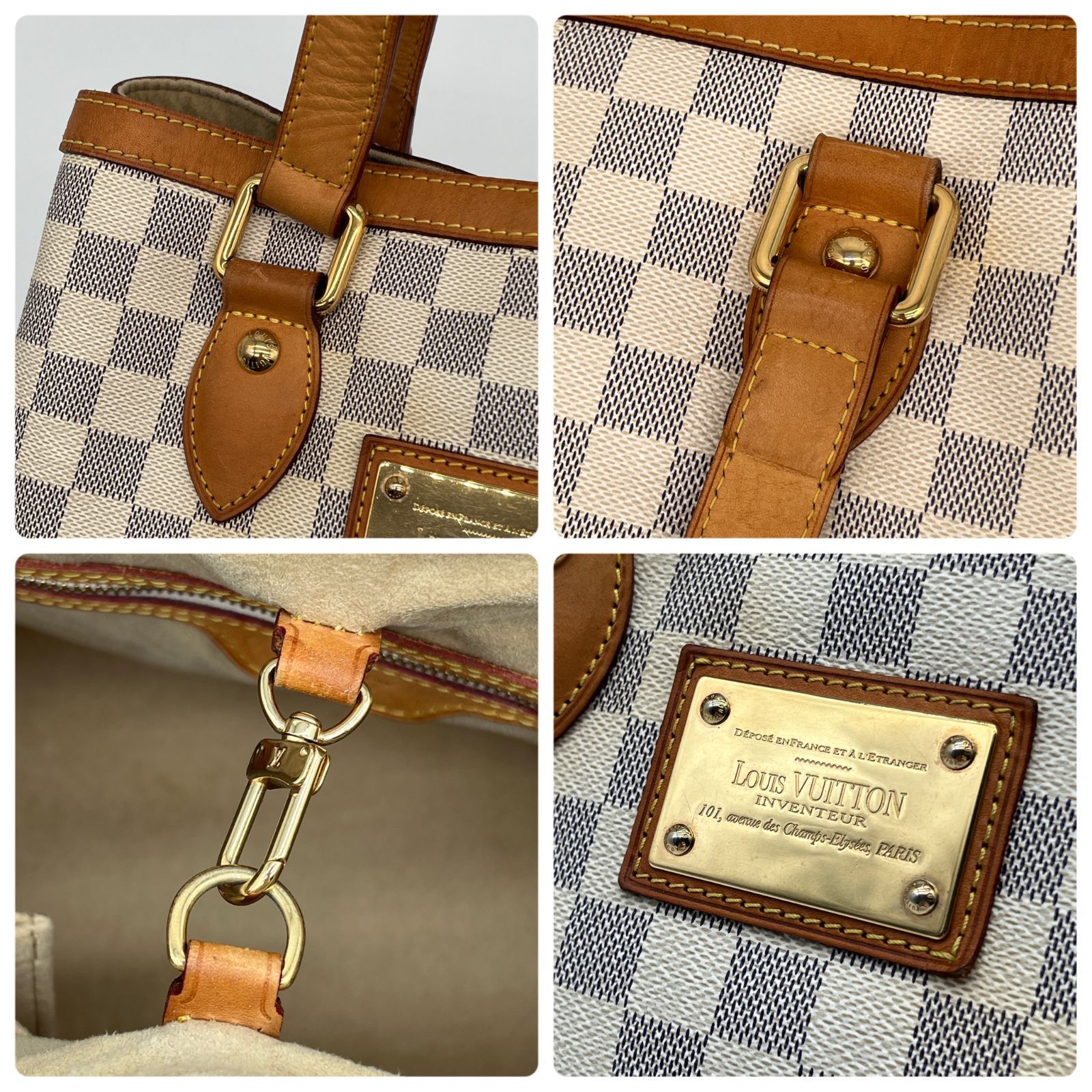 LOUIS VUITTON ハムステッド PM ダミエ アズール ショルダーバッグ