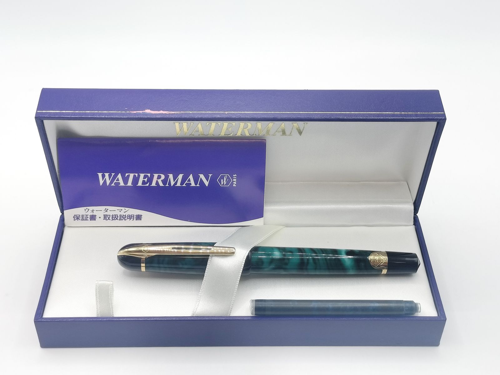 WATERMAN ウォーターマン 万年筆 フィニアス FRANCE刻印 ペン先M