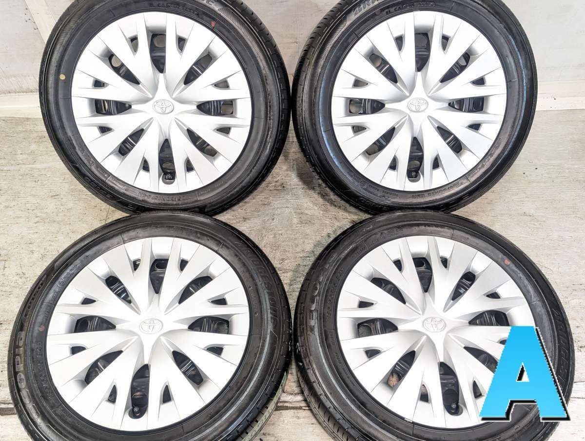 185/60R15 ブリヂストン エコピア EP150 トヨタ純正 S4 15x6.0 100-4穴 中古タイヤ サマータイヤ ホイールセット 4本セット s15260711031