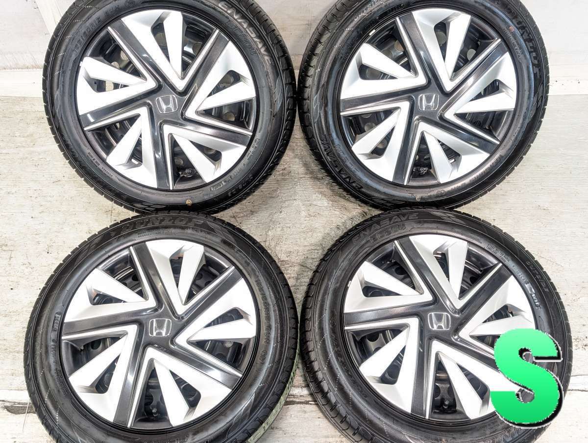 185/60R15 ダンロップ エナセーブ EC204 ホンダ純正 T5B 15x6.0 100-4穴 中古タイヤ サマータイヤ ホイールセット 4本セット s15260711042