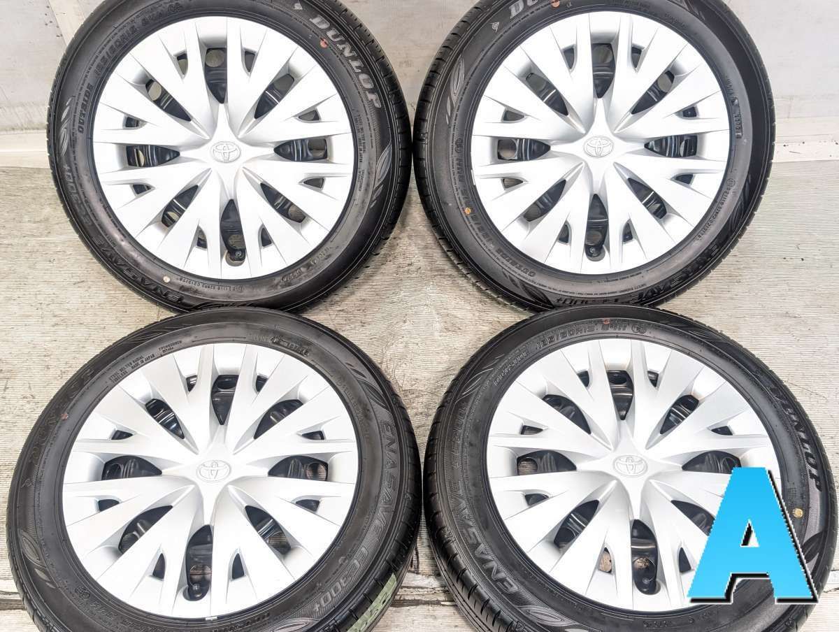 185/60R15 ダンロップ エナセーブ EC300+ トヨタ純正 S4 15x6.0 100-4穴 中古タイヤ サマータイヤ ホイールセット 4本セット s15260711052
