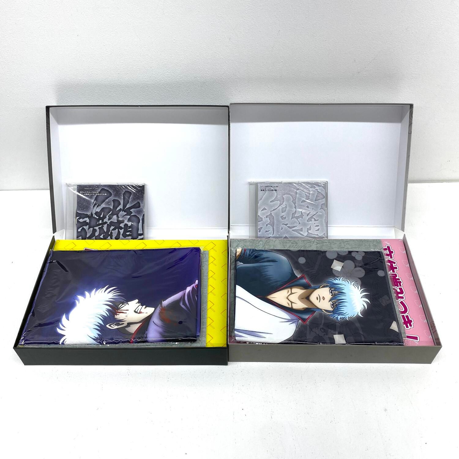 【★加古川物流】中古 銀魂 完全資料集 銀箱 魂箱 2箱セット 設定資料集 原画集 アニメ グッズ：【212】