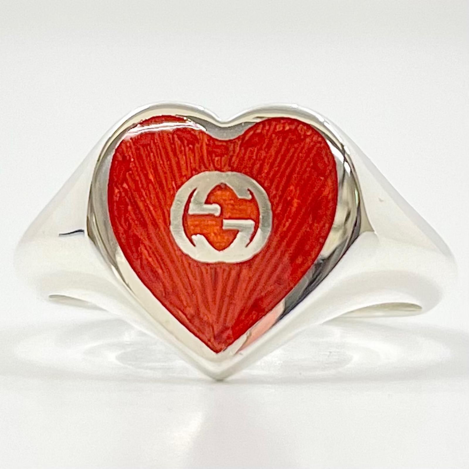 中古】GUCCI | グッチ インターロッキングG ロゴ ハート モチーフ