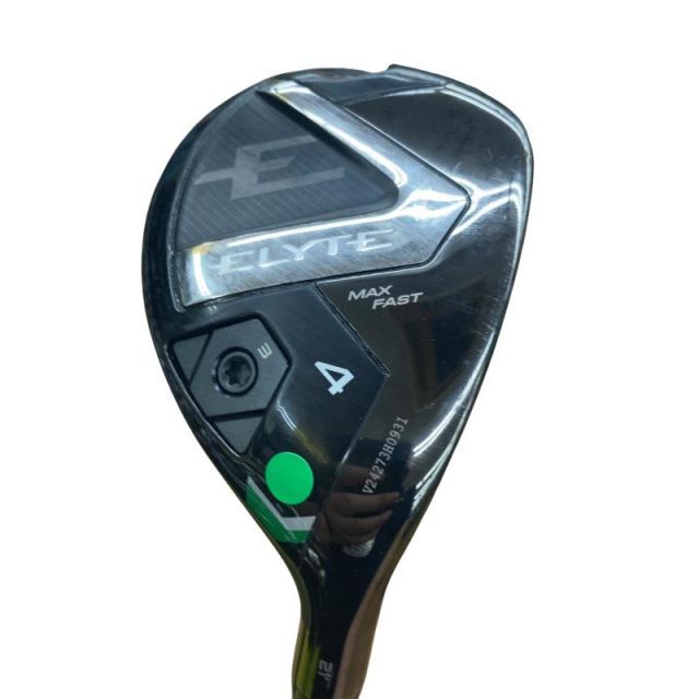 【中古】 キャロウェイ ELYTE MAX FAST U4 ユーティリティ UT LIN-Q GREEN 40 for CW(ELYTE UT) (フレックスSR) メンズ 男性用 右利き 右用 Cランク ゴルフクラブ