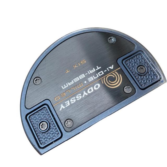 【中古】 オデッセイ Ai-ONE・MILLED TRI-BEAM SIX T(カスタム) パター PT 純正特注シャフト (フレックスその他) メンズ 男性用 右利き 右用 Cランク ゴルフクラブ
