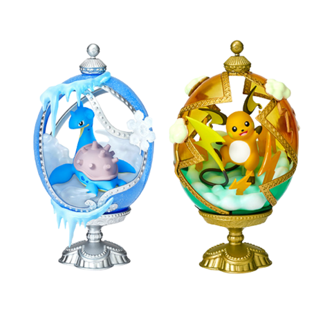 [Nuevo] Re-ment Pokemon Ovaltique Collection 2 Lapras y Raichu Juego de 2 piezas Re-ment Pokemon OVALTIQUE COLLECTION2-Luminous-