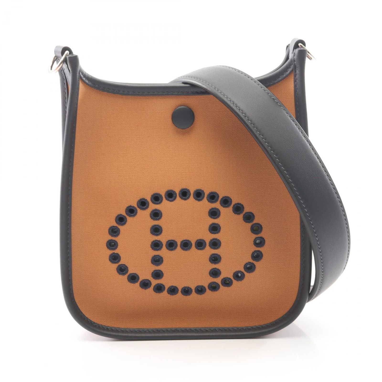 エルメス HERMES ショルダーバッグ ネオ エヴリンTPM デュンヌ カシス キャバン デューン/カシス/キャバン キャンバス レザー ネオ エヴリンTPM デューン/カシス/キャバン