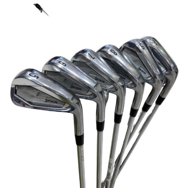 【中古】 ダンロップ SRIXON ZX5 6S アイアンセット IR NS PRO MODUS3 TOUR105 D.S.T (フレックスS) メンズ 男性用 右利き 右用 Cランク ゴルフクラブ