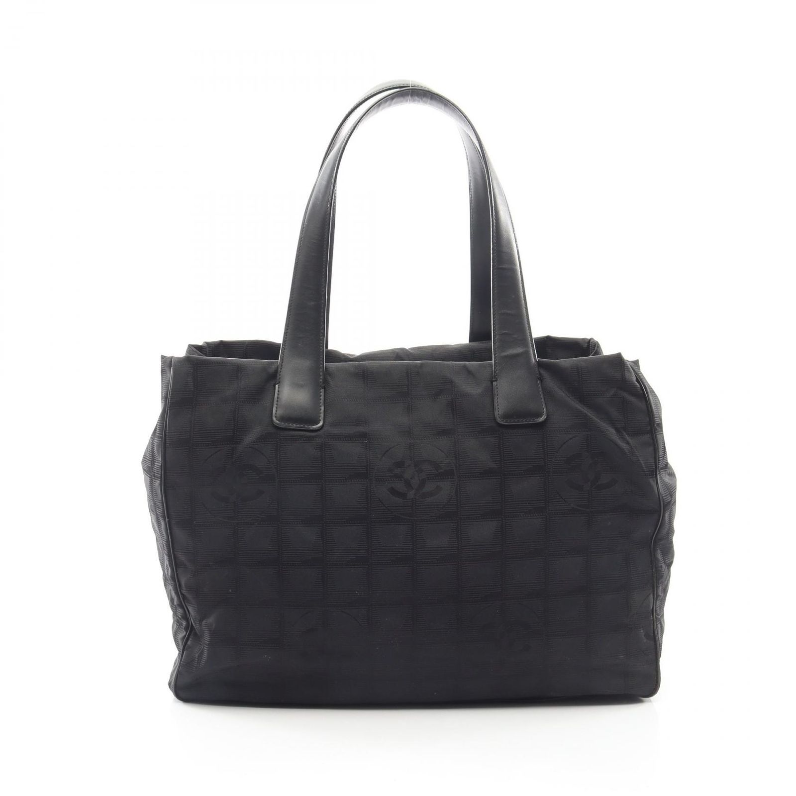 シャネル CHANEL トートバッグ ニュートラベルラインMM A15991 ブラック レザー ニュートラベルライントートMM レディース Used B