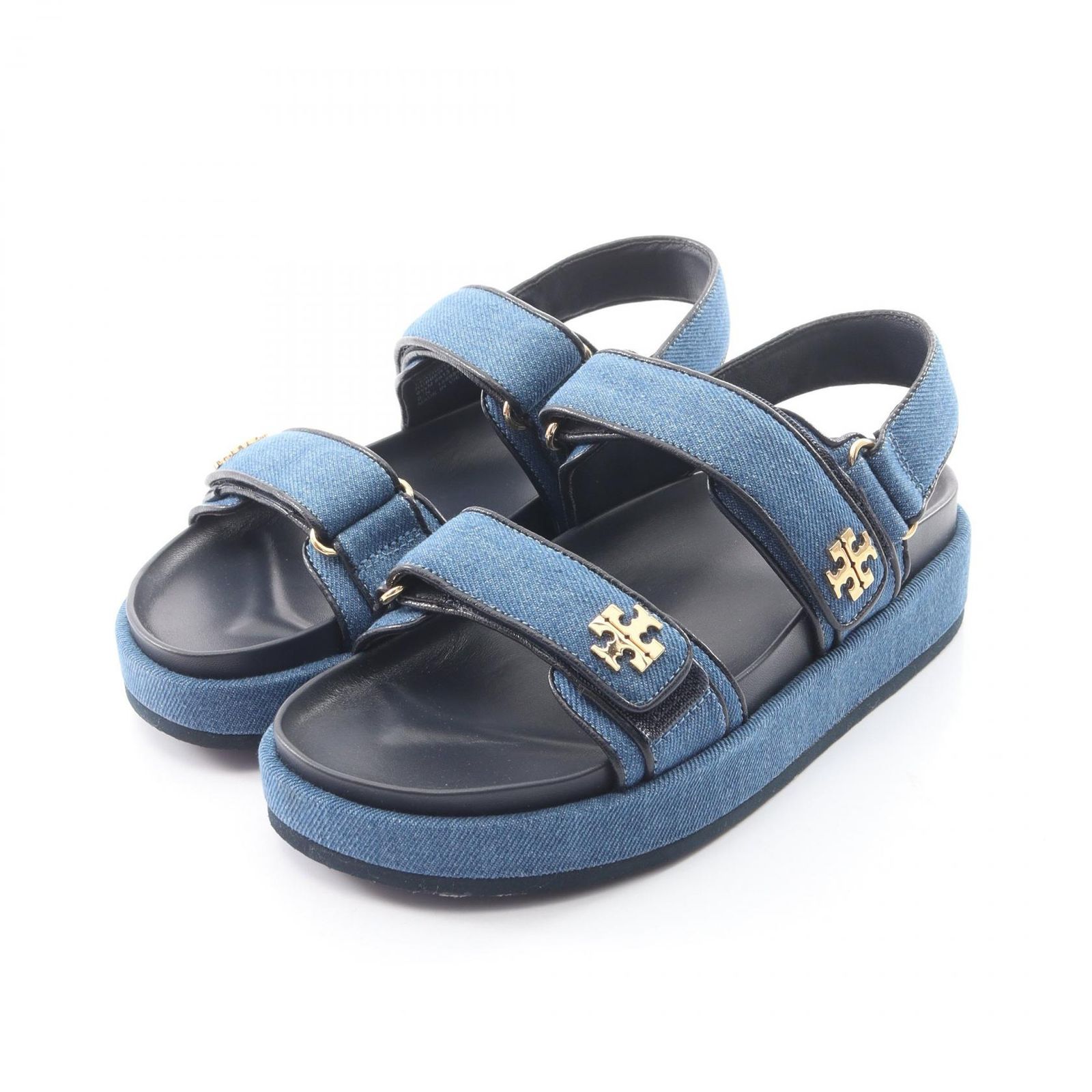 トリーバーチ Tory Burch サンダル KIRA SPORT SANDAL キラ スポーツ サンダル 1589544017 デニム サンダル レディース 新品