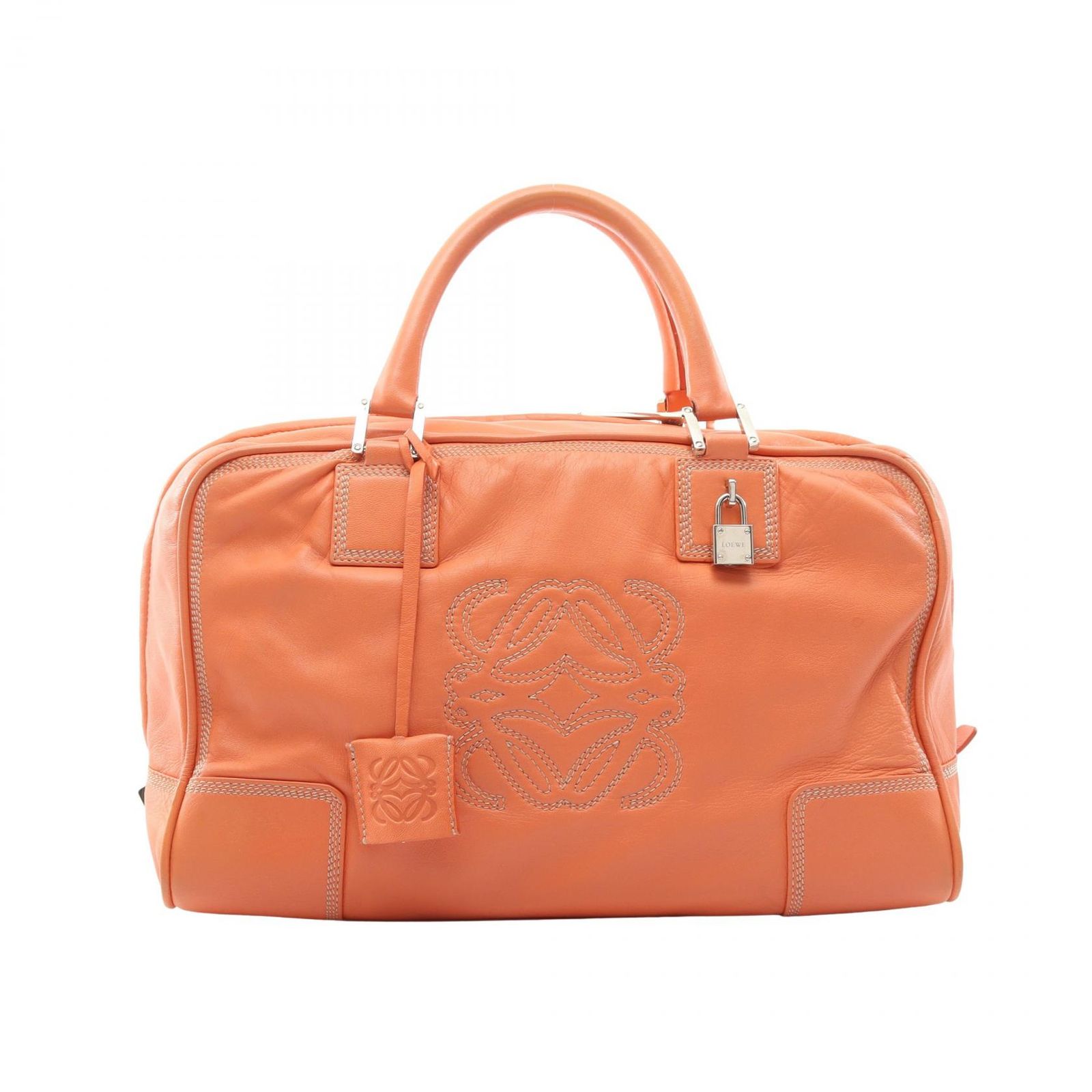 ロエベ LOEWE ハンドバッグ アマソナ36 オレンジ レザー アナグラム ハンドバッグ レディース Used B 50,880円