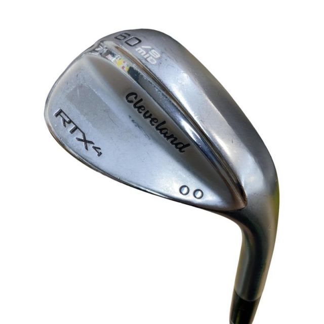 【中古】 クリーブランド Cleveland RTX-4 ツアーサテン 60°/09° MID ウェッジ WG Dynamic Gold (フレックスS) メンズ 男性用 右利き 右用 Cランク ゴルフクラブ