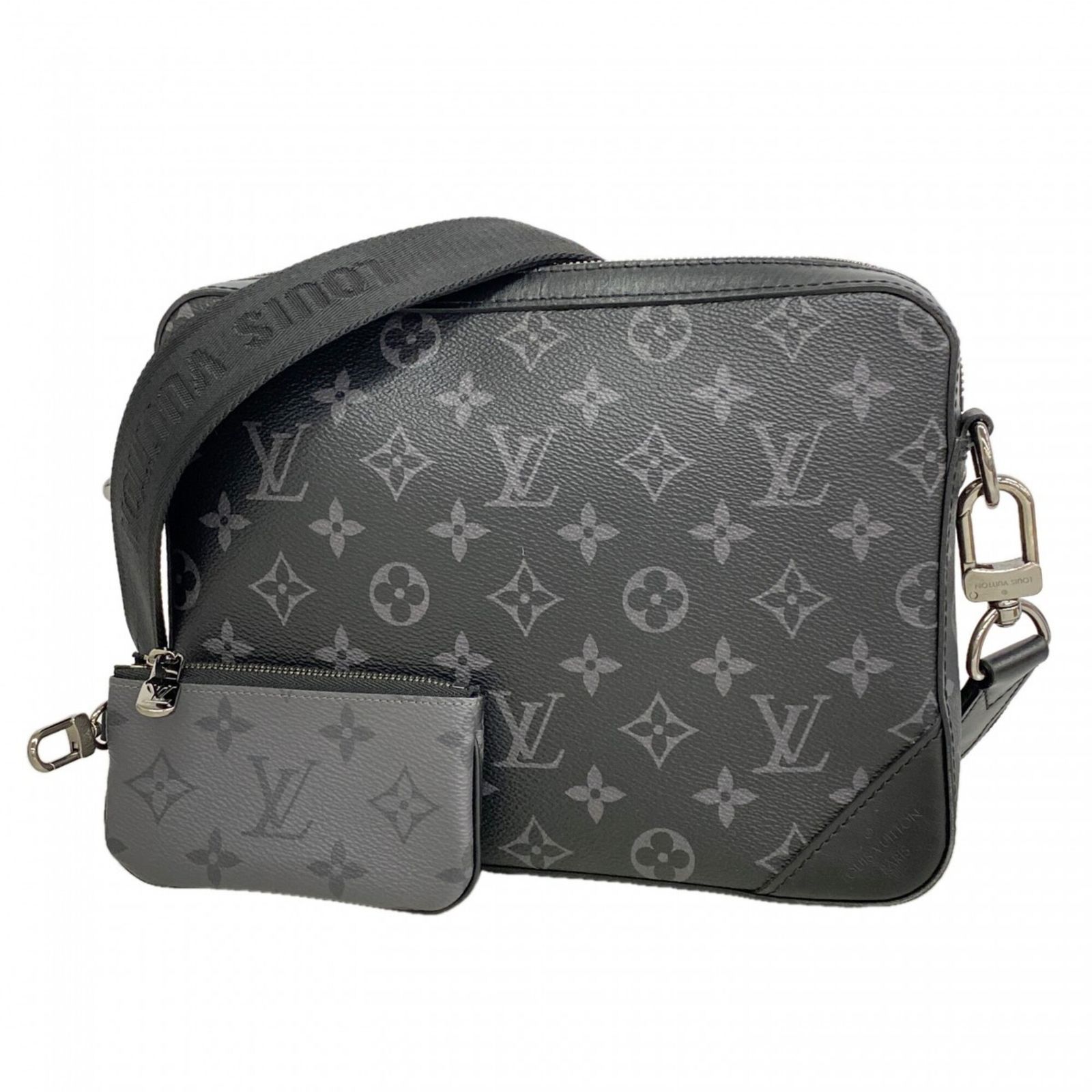ルイ・ヴィトン(Louis Vuitton) ルイ・ヴィトン ショルダーバッグ モノグラム・エクリプス リバース トリオ M69443 ブラック グレーメンズ 131,453円