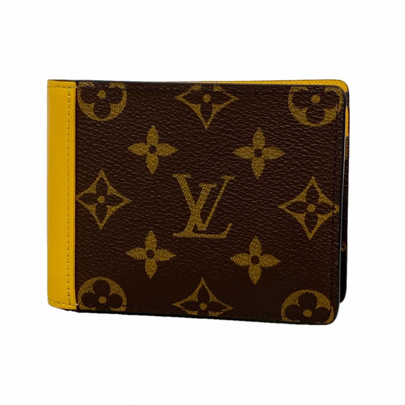 ルイ・ヴィトン(Louis Vuitton) ルイ・ヴィトン 財布 モノグラム・マカサー ポルトフォイユミュルティプル M12837 サフランイエローメンズ P3328187