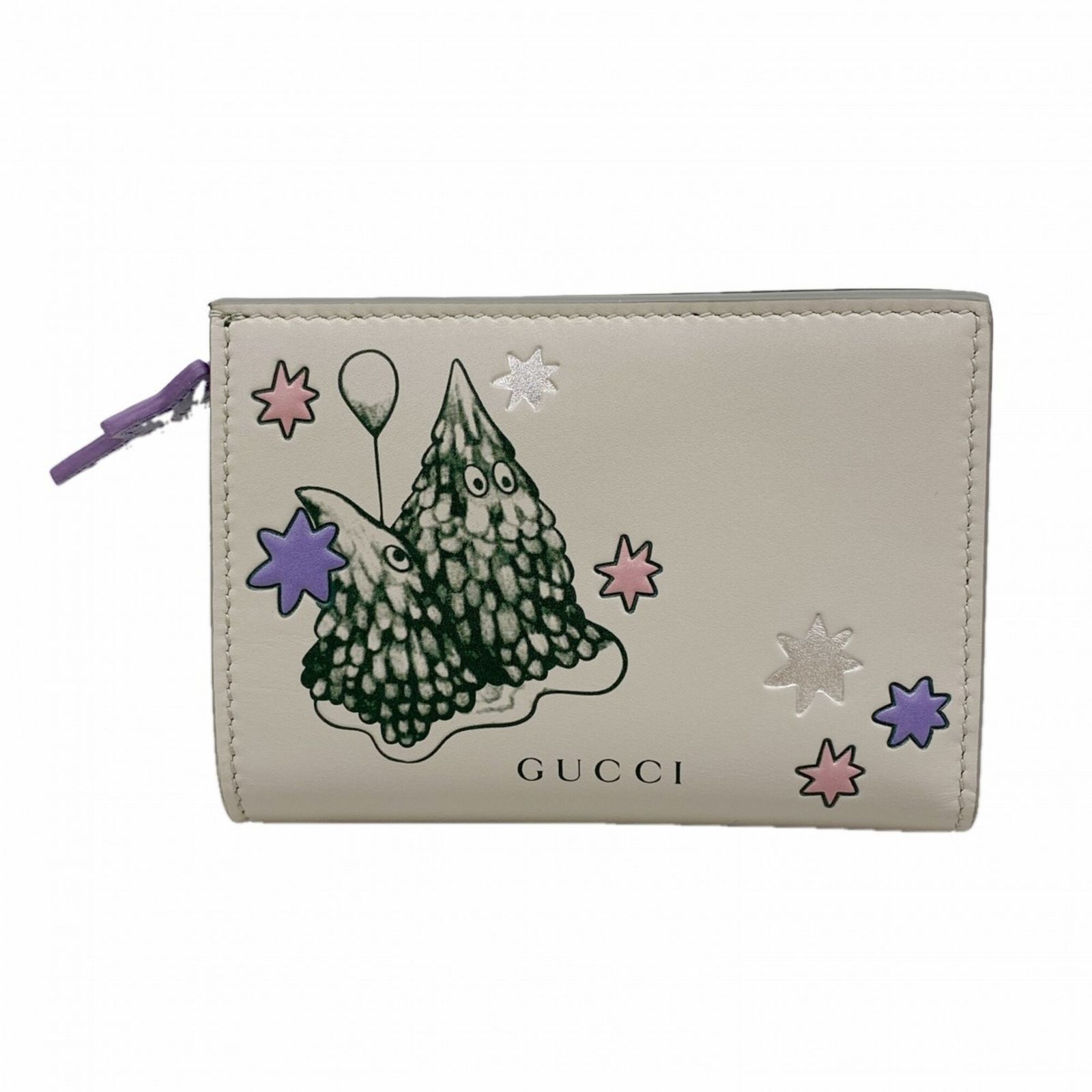 グッチ(Gucci) グッチ 財布 ヒグチユウ 860650 レザー ベージュ マルチカラー レディース P3279964 73,965円