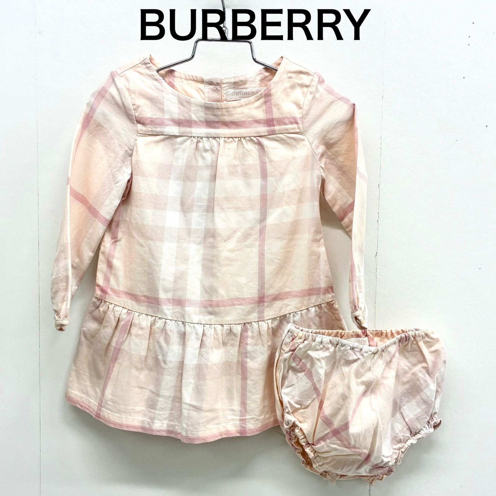 バーバリー BURBERRY】キッズ ベビー バーバリーチェックブルマ付き
