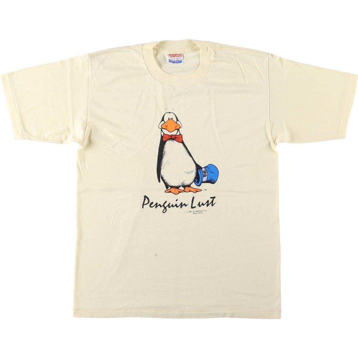 古着 80年代 NATIONAL BLOOM COUNTY オーパスザペンギン プリントTシャツ USA製 メンズM相当 ヴィンテージ/eaa661417