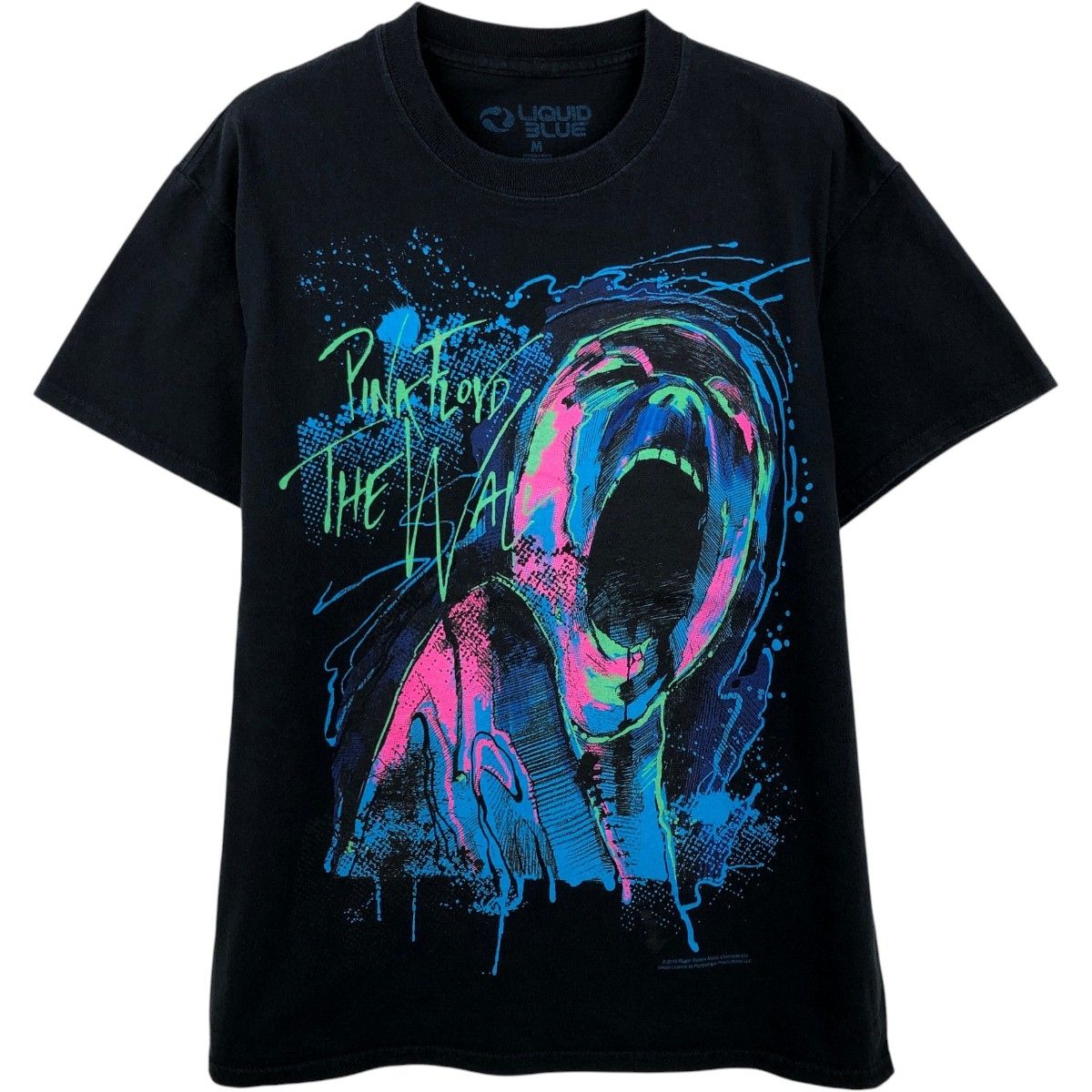 古着 リキッドブルー LIQUID BLUE PINK FLOYD ピンクフロイド THE WALL バンドTシャツ バンT メンズM相当/eaa660450